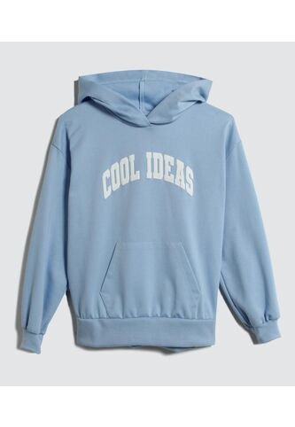 Buzo Para Niña Hoodie Color Azul  Marca Ostu #90060106 Ostu