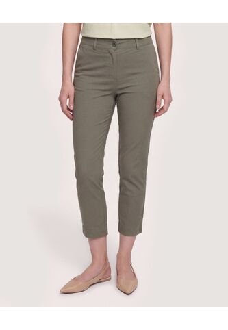 Pantalón Basico Capri  Para Mujer Verde Ostu Ostu