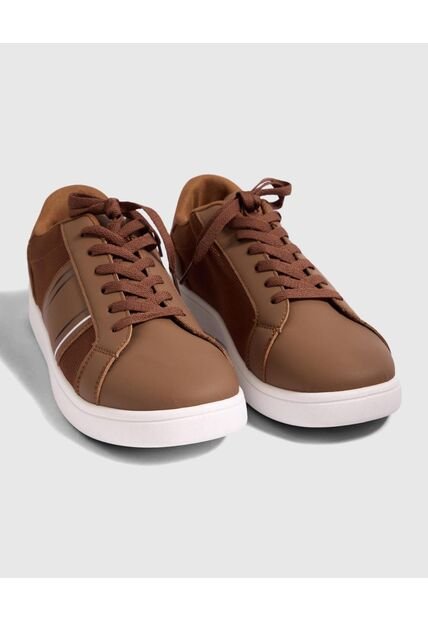 Tenis Para Hombre Casual Color Café  Marca Ostu #60720107