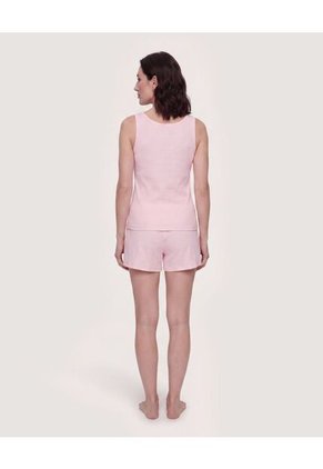 Pijama Textura Comfort  Para Mujer Rosado Ostu