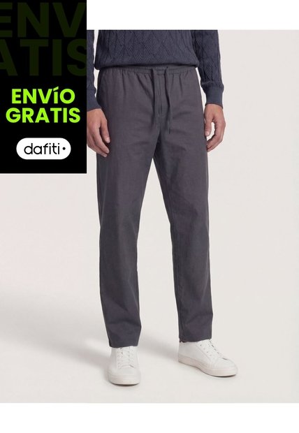 Pantalón  Para Hombre Jogger Color Gris Marca Ostu #60070533