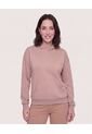 Hoodie Basic Soft  Para Mujer Café Ostu de Ostu