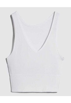 Crop Top Para Mujer Manga Sisa Color Blanco Marca Ostu #40092085