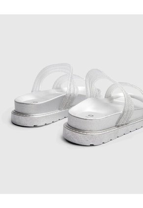 Sandalias Para Mujer  Color Gris  Marca Ostu #40690009