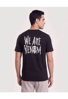 Camiseta We Are Venom  Para Hombre Negro Ostu
