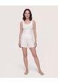 Pijama Textura Comfort  Para Mujer Crema Ostu de Ostu