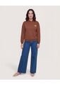 Hoodie Winnie Pooh Cozy  Para Mujer Café Ostu de Ostu