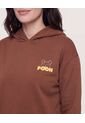 Hoodie Winnie Pooh Cozy  Para Mujer Café Ostu de Ostu