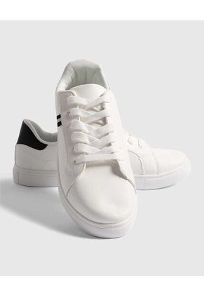 Tenis Para Hombre Casual Color Blanco Marca Ostu #60720109