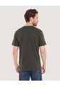 Camiseta Basica Con Screen  Para Hombre Verde Ostu de Ostu