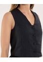 Chaleco Para Mujer Plano Color Negro Marca Ostu #40250025 de Ostu