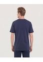 Camiseta Night Rhythm  Para Hombre Azul Ostu de Ostu