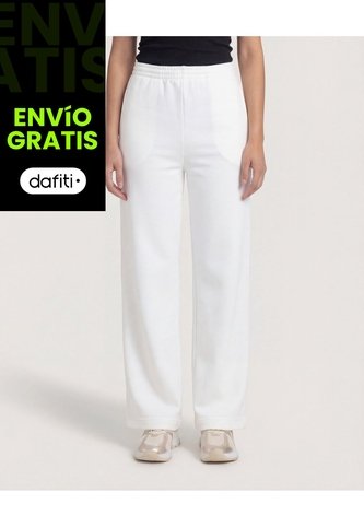 Pantalón  Para Mujer Moda Color Marfil Marca Ostu #40070908 Ostu