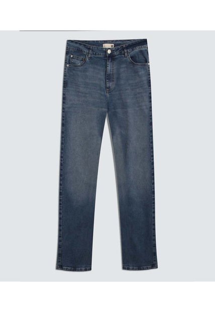 Jean Para Hombre Regular Color Azul Medio Marca Ostu #60160363