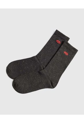 Medias Para Mujer Caña Larga Color Negro Marca Ostu #40980224