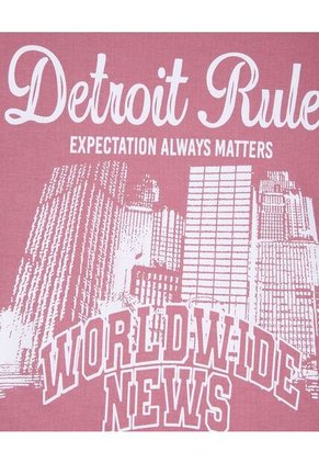 Camiseta Para Niña Manga Corta Color Rosado  Marca Ostu #90090224