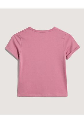 Camiseta Para Niña Manga Corta Color Rosado  Marca Ostu #90090224
