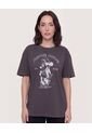 Camiseta Minnie Mouse Vintage  Para Mujer Gris Ostu de Ostu