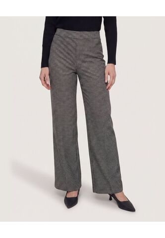 Pantalón Recto Estampado  Para Mujer Negro Ostu Ostu