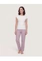 Pijama Relax Check Mood  Para Mujer Rosa Ostu de Ostu