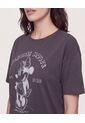 Camiseta Minnie Mouse Vintage  Para Mujer Gris Ostu de Ostu