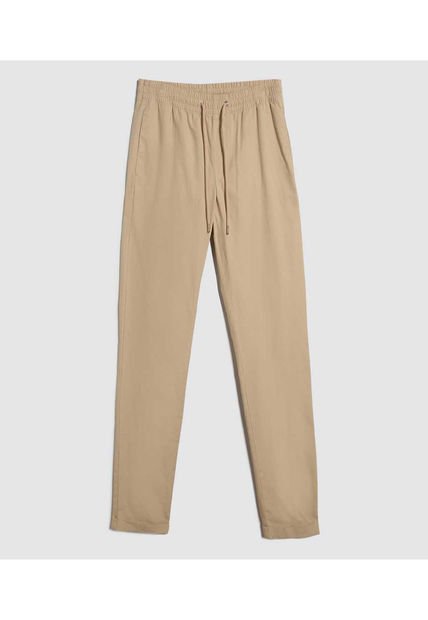 Pantalon Para Hombre Jogger Color Beige Marca Ostu #60070414