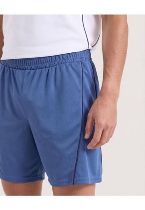 Bermuda  Para Hombre Deportiva Medio Color Azul Marca Ostu #60100514