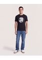 Camiseta Iron Man Circle  Para Hombre Negro Ostu de Ostu