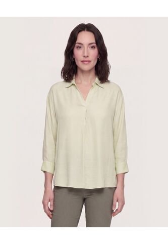 Blusa Fluid Manga 3/4  Para Mujer Verde Ostu Ostu