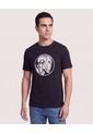 Camiseta Iron Man Circle  Para Hombre Negro Ostu de Ostu