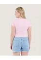 Crop Top Basico  Para Mujer Rosa Ostu de Ostu