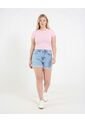 Crop Top Basico  Para Mujer Rosa Ostu de Ostu