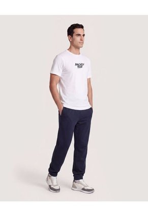 Camiseta Mickey Classic 1928  Para Hombre Crema Ostu