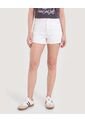Short Mom Clean Style  Para Mujer Blanco Ostu de Ostu