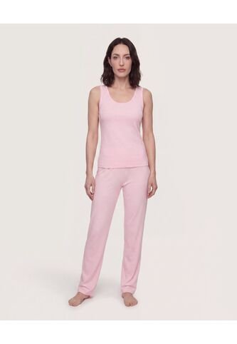 Pijama Textura Suave  Para Mujer Rosado Ostu Ostu