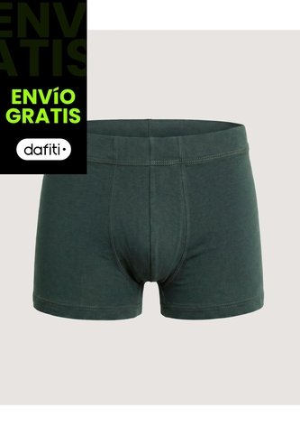 Bóxer Corto Básico  Para Hombre Verde Ostu Ostu