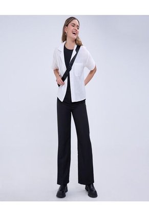 Body Para Mujer Manga Sisa Color Negro Marca Ostu #40200147