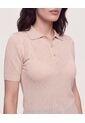 Polo Tejida Aura Natural  Para Mujer Camel Ostu de Ostu