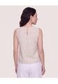 Blusa Manga Sisa Cuello Redondo  Para Mujer Café Ostu de Ostu