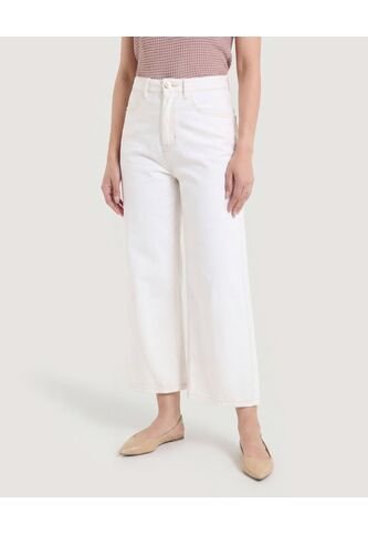 Jean Culotte Clean Mood  Para Mujer Crudo Ostu Ostu