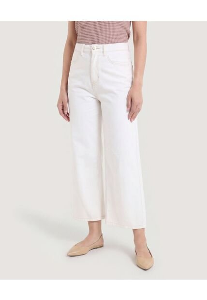 Jean Culotte Clean Mood  Para Mujer Crudo Ostu