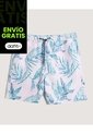 Ropa De Playa  Para Hombre Pantaloneta De Baño Corta Color Morado Marca Ostu #60270057 de Ostu
