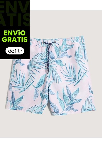 Ropa De Playa  Para Hombre Pantaloneta De Baño Corta Color Morado Marca Ostu #60270057