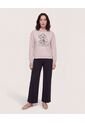 Hoodie Sombrerero Tea Time  Para Mujer Beige Ostu de Ostu
