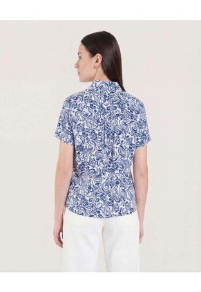 Camisa Manga Corta Para Mujer Crudo Ostu