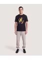 Camiseta Abstract Avengers  Para Hombre Negro Ostu de Ostu