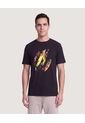 Camiseta Abstract Avengers  Para Hombre Negro Ostu de Ostu