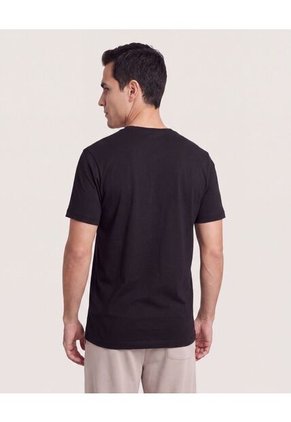 Camiseta Abstract Avengers  Para Hombre Negro Ostu