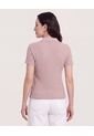 Polo Textura Classic Fit  Para Mujer Café Ostu de Ostu