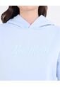 Buzo Tipo Hoodie Para Mujer Azul Ostu de Ostu